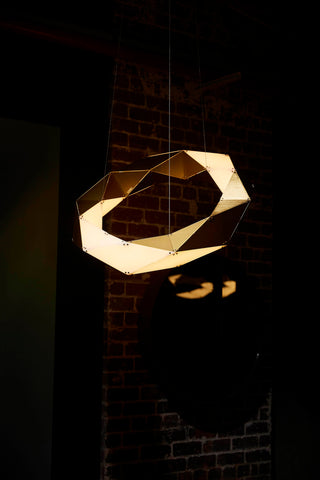 Geometric pendant light fixture, product 1237_0112