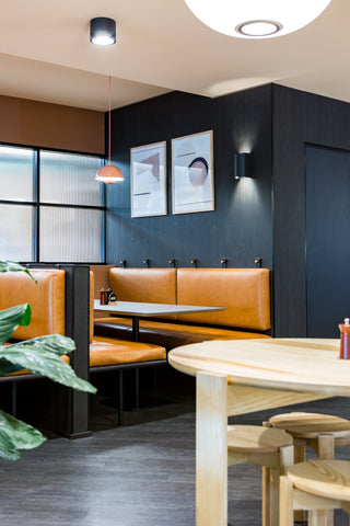 Restaurant booth seating