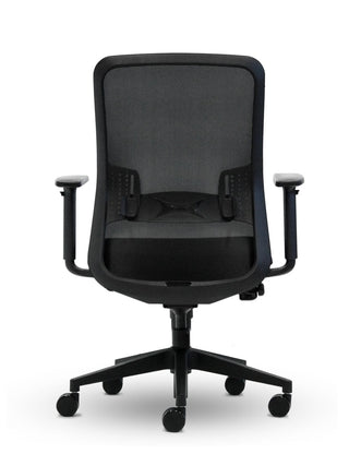 Advanta Graphite Black Mesh Office Chair