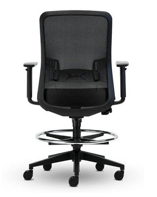 Advanta Graphite Black Drafting Chair