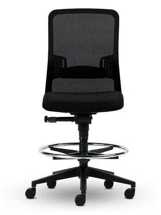 Advanta Graphite Black Drafting Chair
