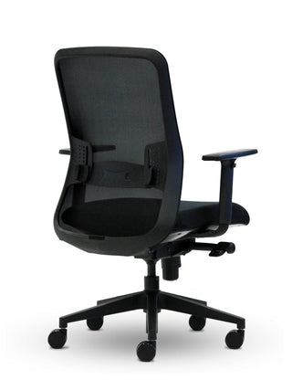 Advanta Graphite Blackbase office chair shadow