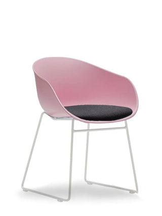 Pink Advanta Aylachair with white frame