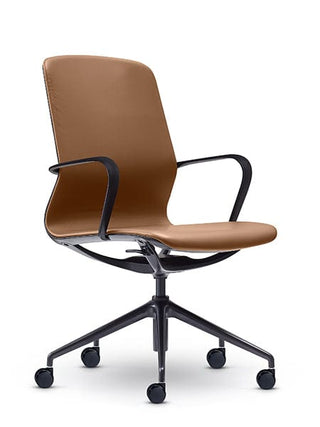 AdvantaMetatan102 brown leather office chair