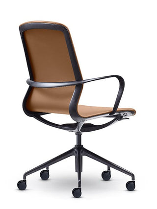 AdvantaMetatan104 office chair, brown leather