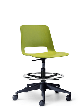 Advanta Unica Swivel Stool, Lime Green