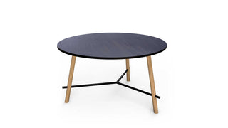 Advanta Ideo L Round Meeting Table (Oak)