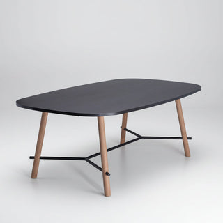 Advanta Ideo Large Oak Meeting Table