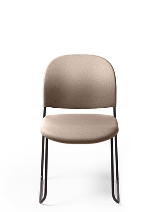 Advanta_LUMIAFU_FRONT_BLUSH_003 chair with black legs on a white background