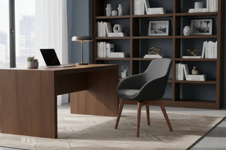 Muse timber chair with elegant office