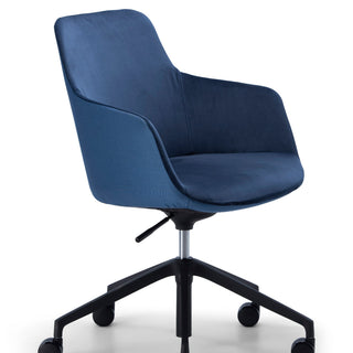 Saba 48 - Blue swivel chair