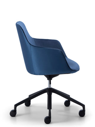 Saba 49 - Side blue swivel chair