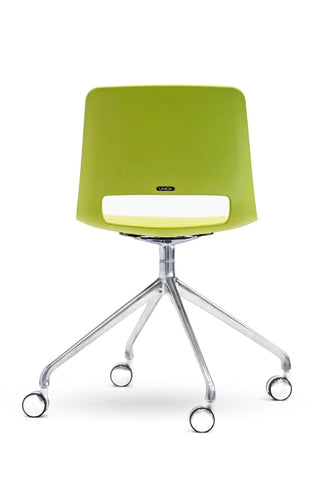 Advanta Unica PP Swivel Chair - Green Back