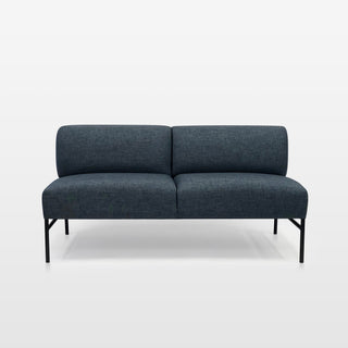 Gray sofa on a white background