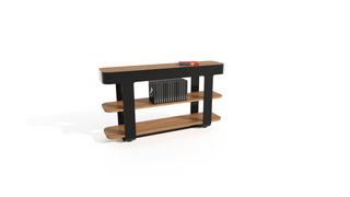 Bastien small shelf with books and media storage