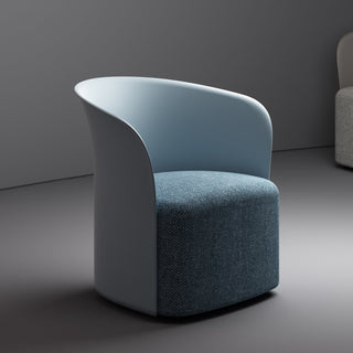 Modern blue accent chair