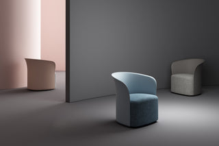 Modern armchairs in a minimalist interior