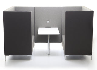 Modern office booth with table