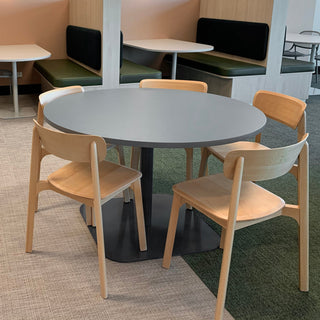 Round table and chairs