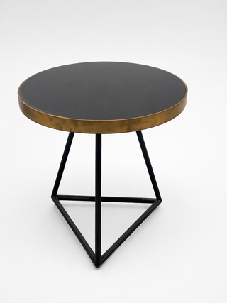 Geo table brass edge