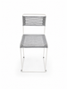 Outdoor grey & white mesh chair