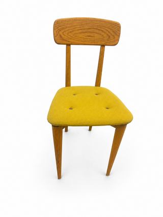 Timber chair - upholstered seat