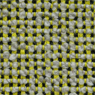 Chunky Ice fabric texture with yellow and black accents