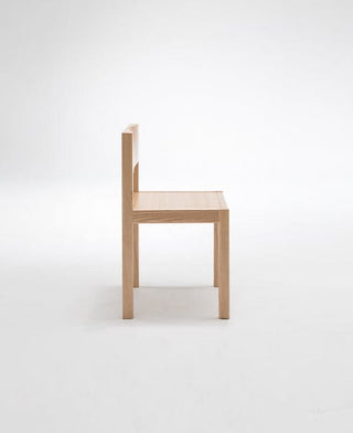 Didier Gunzel Chair 07 - Side view of wooden chair