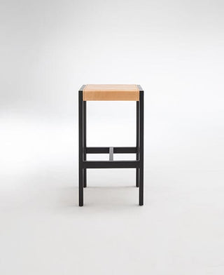 Didier Gunzel High Stool with tan seat