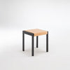 Didier Gunzel Stool 02 - Modern wood and black metal stool