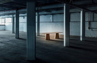 Didier LIQUEUR Table in empty warehouse