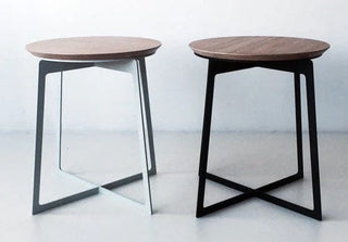 modern wooden top side tables