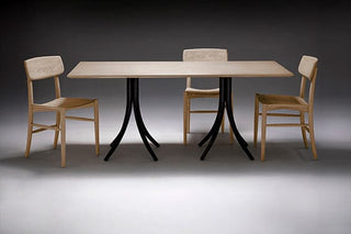 Modern dining table with chairs