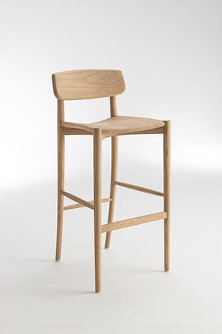 Etiquette Collection wooden bar stool