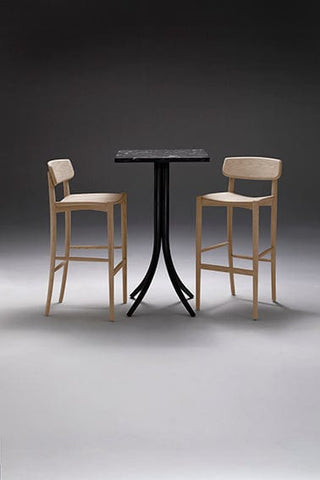 Etiquette Collection bar table and stools
