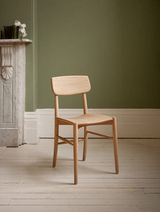 Wooden chair in room