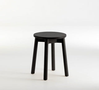 Fable Low Stool in Black Stain