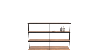 Medium Grid Shelf with items