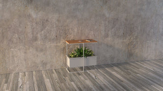Gridf-1000 Island Console with Plants