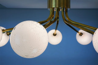 ILANEL Orbit 3 light fixture with white globes