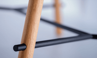 Wooden chair leg detail