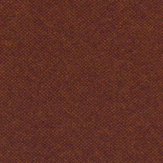 Close-up of a textured rust-colored fabric swatch