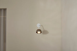 Marz Designs Terra 0 wall light, white and clay finish