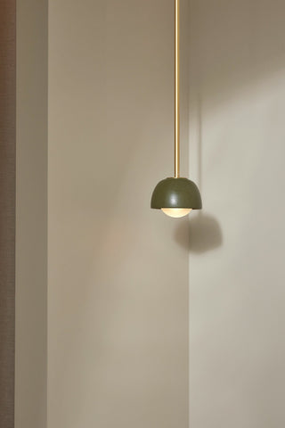 Marz Designs Terra 0 Olive Brass Pendant Lamp
