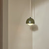 Olive green pendant light by Marz Designs