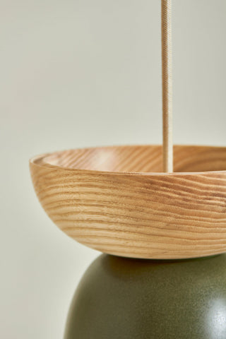 Marz Designs Terra Pendant Olive Ash Fabric Detail