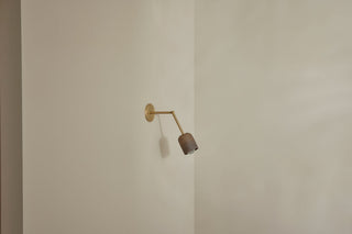 Marz Designs Terra 1 articulating brass wall sconce