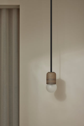 Marz Designs Terra-1 Pendant Light in Clay & Black