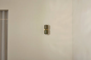 Marz Designs Terra 2 Olive Brass Wall Light, front view