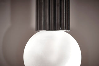 Marz Designs Attalos Ceiling Light detail, brushed black finish
